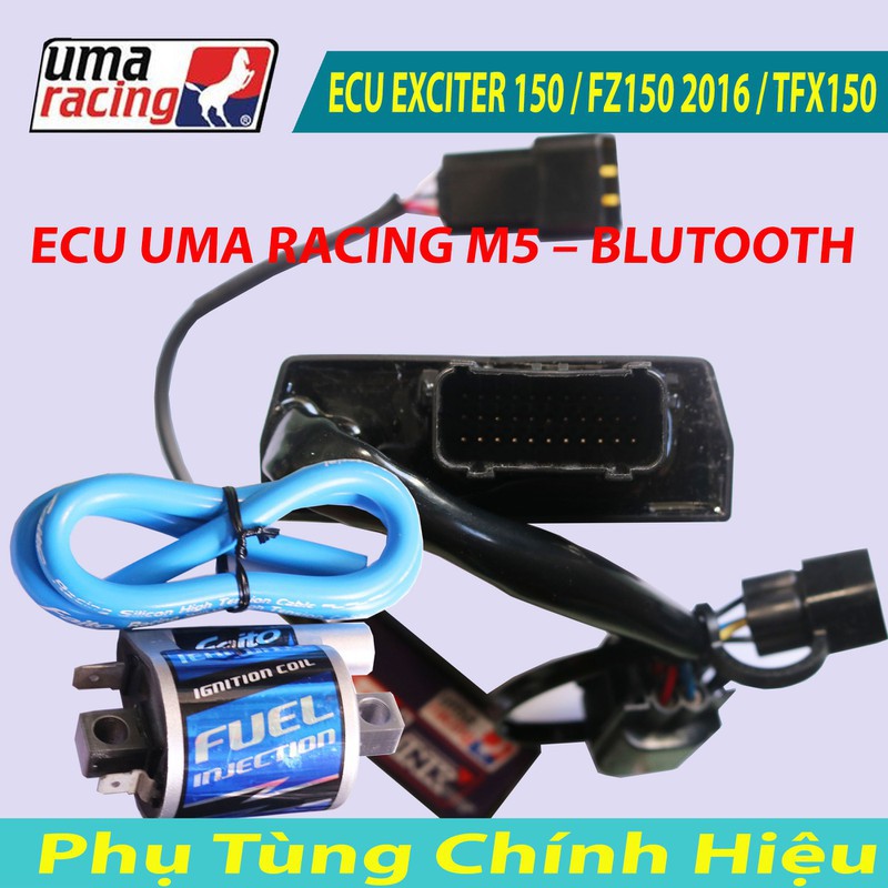 COMBO ECU UMA M5 BLUTOOTH và Mobin Sườn FAITO Fi CHO EXCITER 150, MX KING, FZ 150 2016, TFX 150