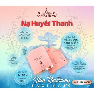Mặt nạ dưỡng da SKIN RESTORING FACE MASK [DOCTOR QUEEN] chăm sóc dưỡng ẩm sâu.