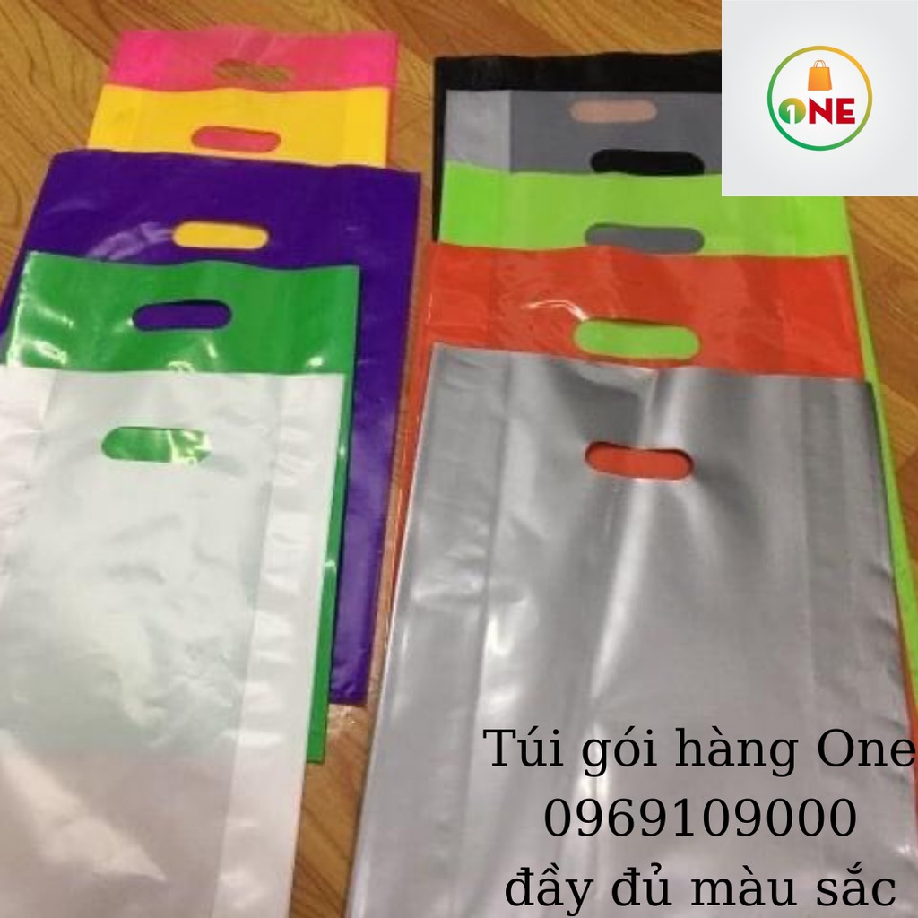 Túi nilon hột xoài PE màu trắng sứ hàng loại 1 bóng đẹp 1kg ( nhận in ấn thiết kế theo yêu cầu- free thiết kế)