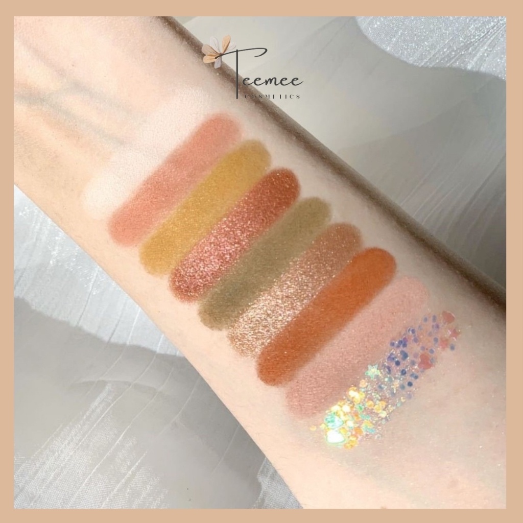 Bảng phấn mắt mèo 18 màu MUGE LEEN hình bò sữa vịt trắng vịt vàng xinh xắn, siêu hot | BigBuy360 - bigbuy360.vn