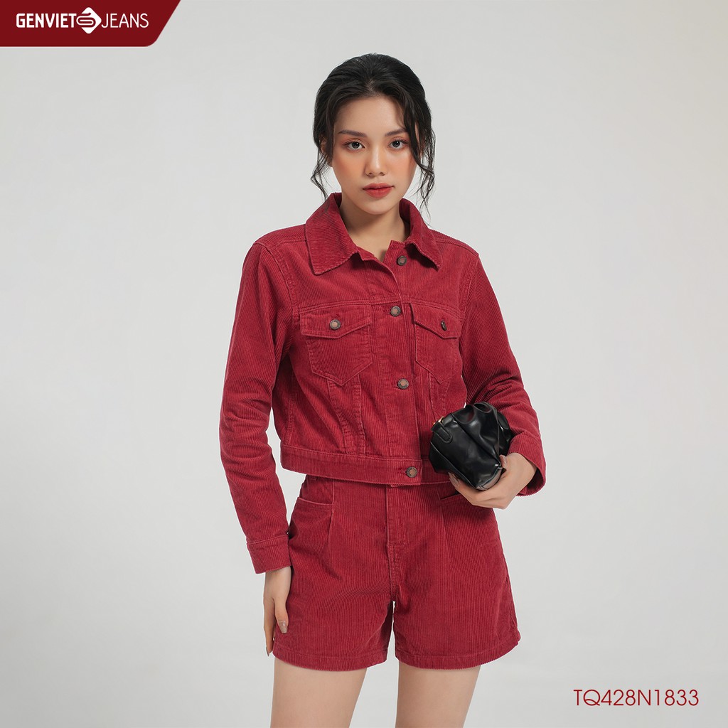 Quần Short Nữ Trẻ Trung GENVIET TQ428N1833