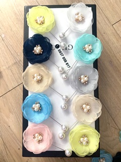 TAG HOA VOAN MINI 6 cm 🌼🌸🌺🌻