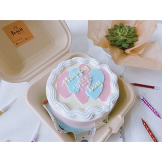 Bánh kem sinh nhật mini Bentocake 10cm (Hộp bã mía/Hộp sinh nhật Kitty)