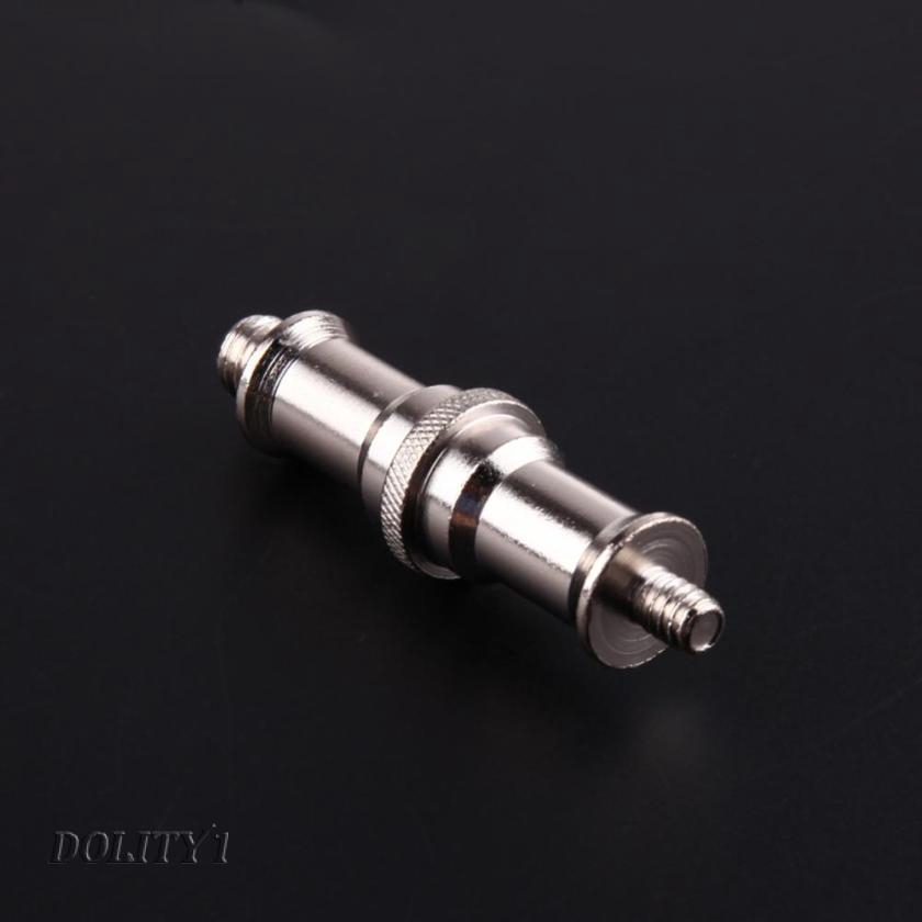 Ốc vít chuyển đổi đầu 1/4" sang 3/8" Spigot nối giá đỡ đèn flash 3 chân tiện dụng