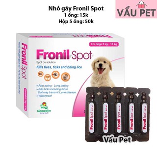 Nhỏ gáy loại bỏ ve, rận, bọ chét chó mèo Fronil