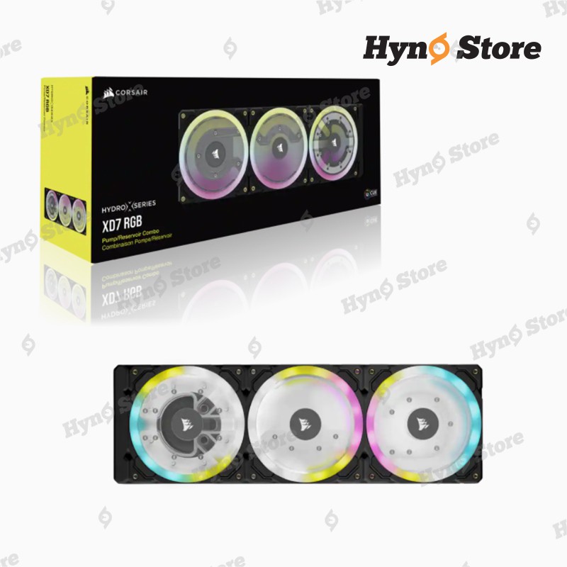 Combo tấm tank Corsair Hydro X Series XD7 RGB cao cấp Tản nhiệt nước custom Hyno Store