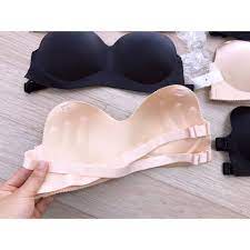 Áo lót nữ bra quây su đúc bàn tay dây chéo, áo lót nâng ngực kèm dây trong suốt
