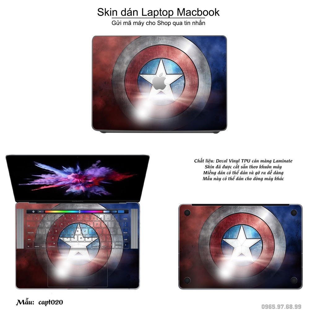 Skin dán Macbook mẫu Blah Blah - stic247 (đã cắt sẵn, inbox mã máy cho shop)