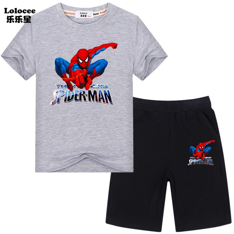 MARVEL Set Đồ 2 Chi Tiết Siêu Anh Hùng Cá Tính Cho Bé Trai