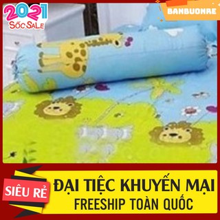 Free ship Vỏ gối ôm poly kt 30x100cm mẫu vườn thú