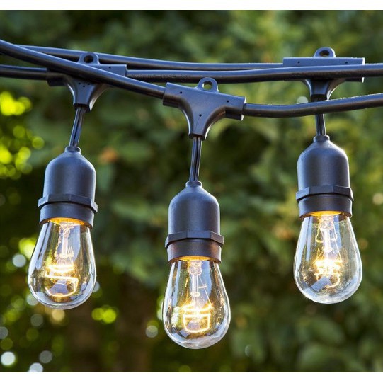 Dây lớn loại 1 - Bộ dây đui đèn ngoài trời trang trí 5m 10m đui chống nước E27 - Chưa bóng | BigBuy360 - bigbuy360.vn
