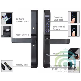 KHÓA CỬA NHÔM THÔNG MINH ZIGBEE DLS-Z2