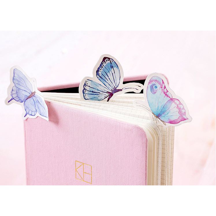 Bộ 46 Sticker Hàn Quốc hình con bướm dán trang trí E29