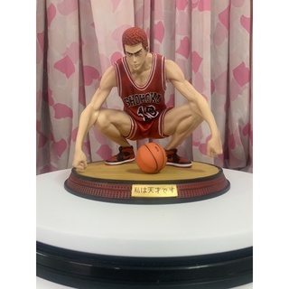 Mô hình nhân vật bóng rổ Slam Dunk - cầu thủ số 10 Hanamichi ngồi cao 28cm