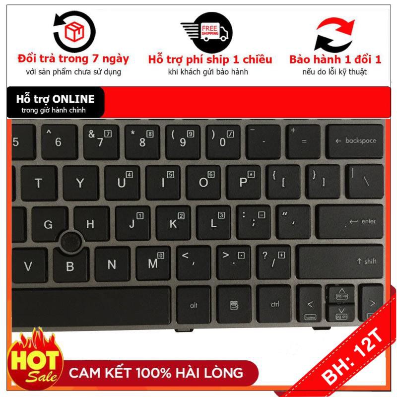 [BH12TH] 🎁 Bàn phím Laptop HP EliteBook 2560p 2570p 2560 2570