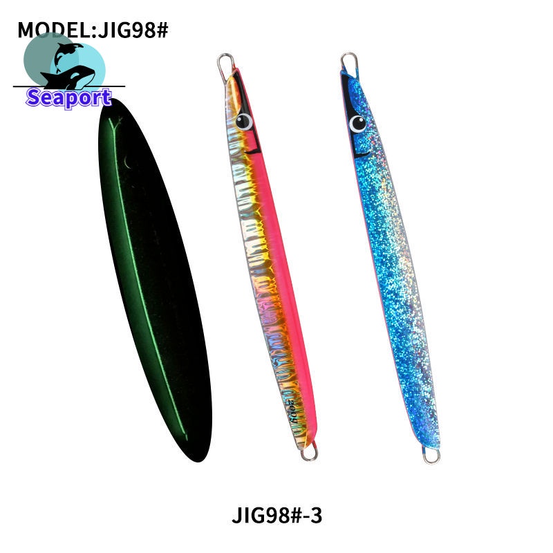 Mồi Câu Cá Giả Bằng Kim Loại Phản Quang Mắt 3D 160g 200g