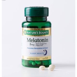 Viên uống hỗ trợ giấc ngủ Nature's Bounty Super Strength Melatonin 5mg 60 viên