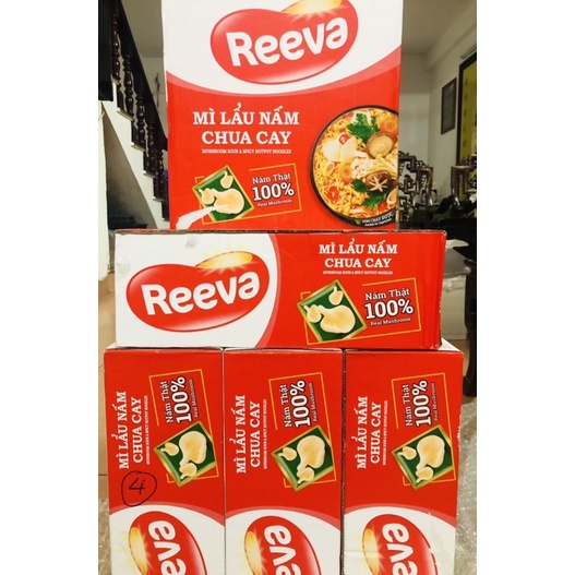 THÙNG MÌ REEVA LẨU NẤM CHUA CAY