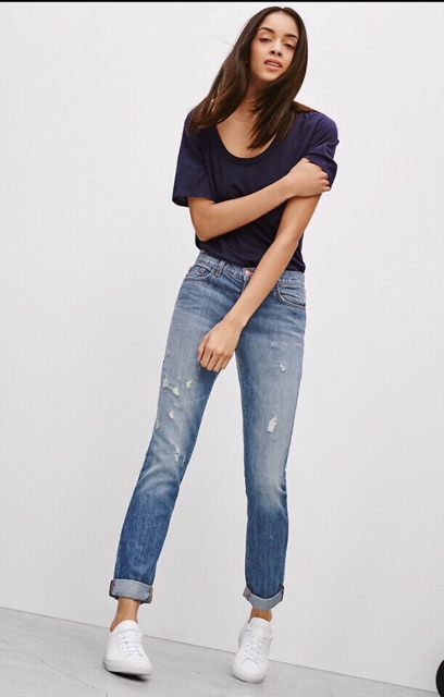 jeans boyriend quẩn dài