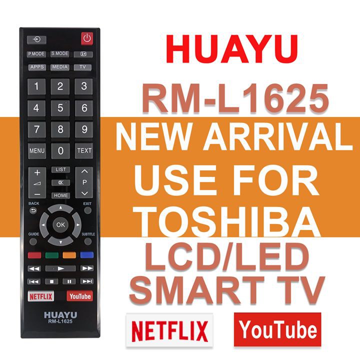 Toshiba 1625 - Remote điều khiển Tivi Toshiba Smart thông minh RM-L1625