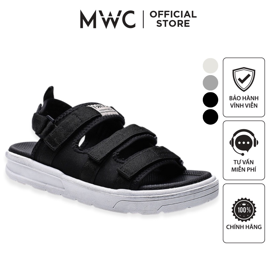 Giày MWC 7031 - Giày Sandal Nam Quai Hậu Đế Cao 2 Quai Ngang Trẻ Trung Năng Động