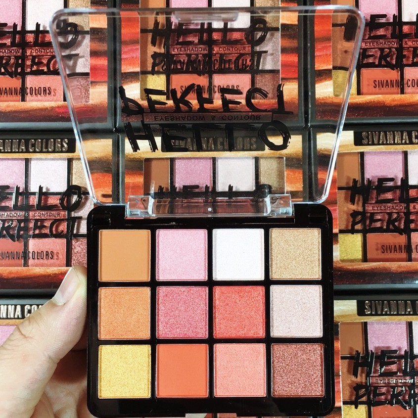 Bảng Mắt Má Hồng,Tạo Khối Sivanna Hello Perfect | BigBuy360 - bigbuy360.vn