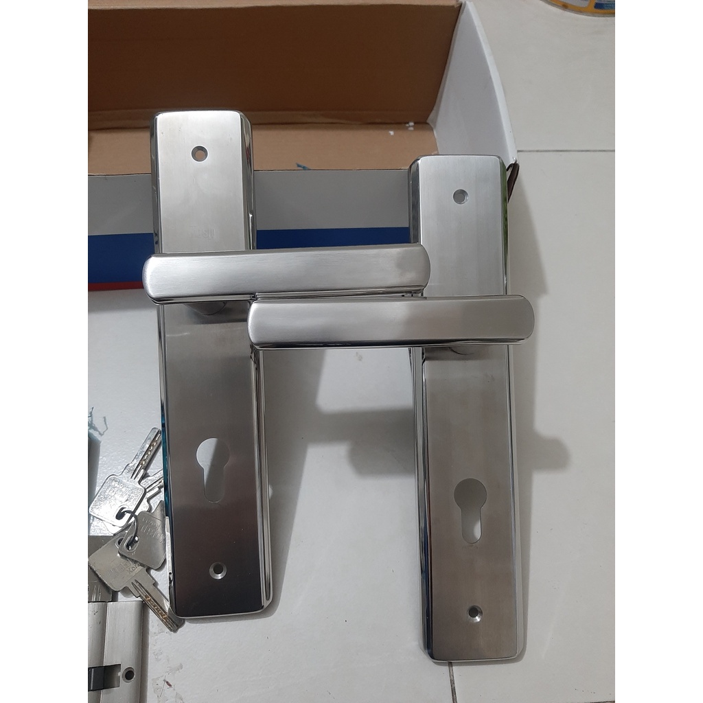 Khóa inox cửa đi, cửa chính hiệu Kospi LF59