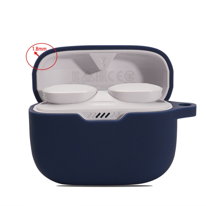 Vỏ Bảo Vệ Hộp Sạc Tai Nghe Jbl Tune 230NC TWS Bằng Silicon Chống Sốc / Bụi Bẩn Tiện Dụng