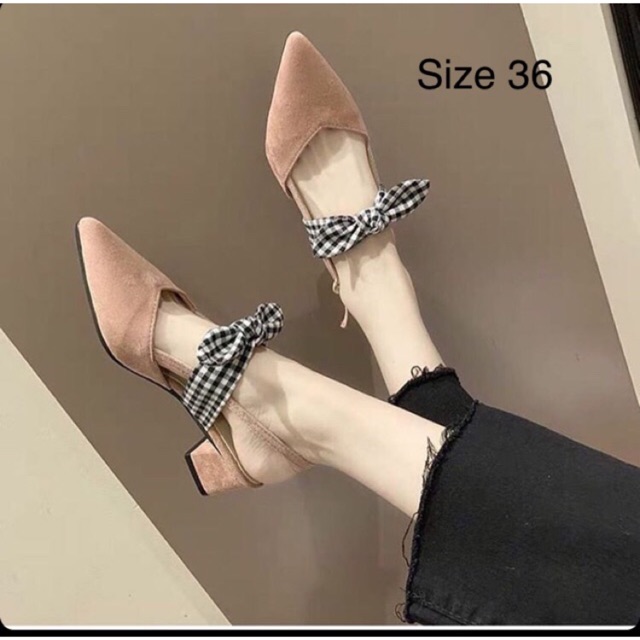 Giày búp bê nữ da mềm