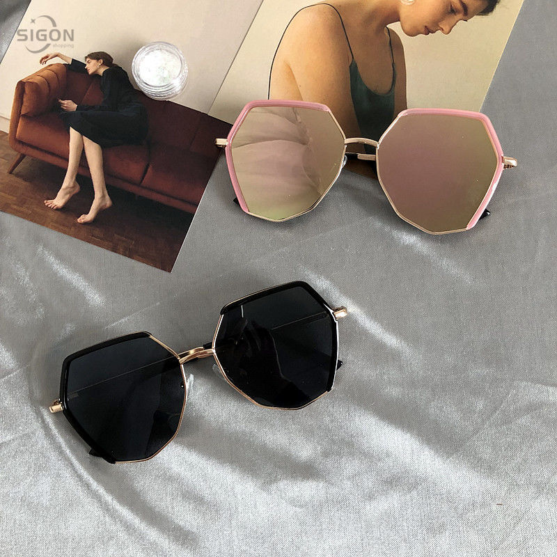 New ins sunglasses ladies glasses fashion Korean style trendy Harajuku style street style personalized sunglasses