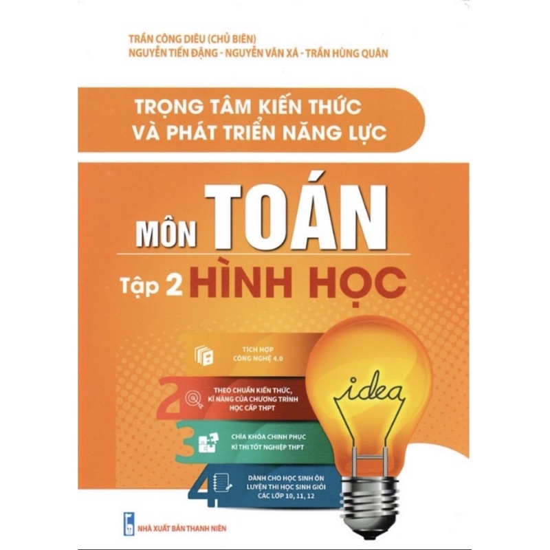 Sách - (Combo 2 tập) Trọng Tâm Kiến Thức Và Phát Triển Năng Lực Thi Trắc Nghiệm Môn Toán Tập(Đại Số, Giải Tích-Hình Học)
