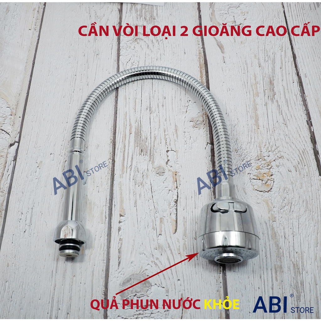 Cần quả vòi rửa bát loại 2 gioăng nước khỏe giá rẻ nhất Hà Nội, cần vòi mềm rửa chén bát thay thế