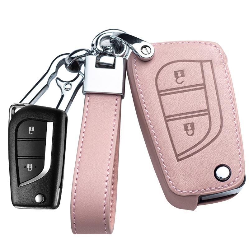 Bao Da Bảo Vệ Chìa Khóa Điều Khiển Từ Xa Cho Xe Hơi C-HR CHR Camry