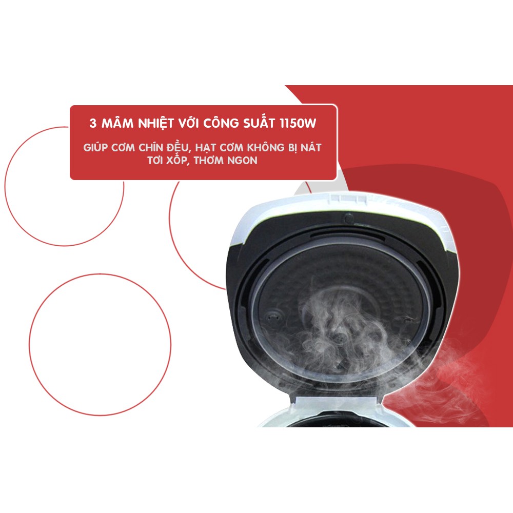 Nồi Cơm Áp Suất Điện Tử Cuckoo CRP-G1015M - 1.8L (Đỏ) - Hàng chính hãng | BigBuy360 - bigbuy360.vn