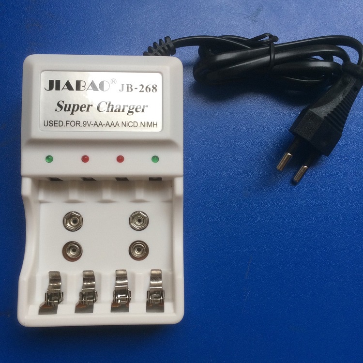 MÁY SẠC PIN JB sạc được các loại pin 2A, 3A, Pin vuông 9V - 876