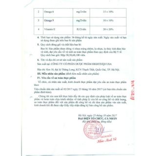OMEGA 3.6.9 Q10 (100 viên)