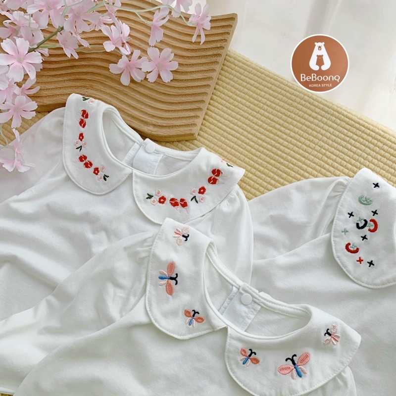 Áo thun coton bé gái chất lì đẹp sz 80-130