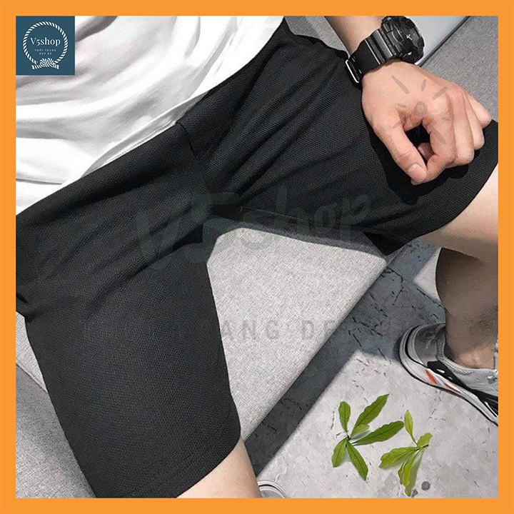Quần short nam nữ thể thao ngố chất vải cotton da cá Hàn Quốc mềm mịn siêu co giãn vận động thoải mái SH2