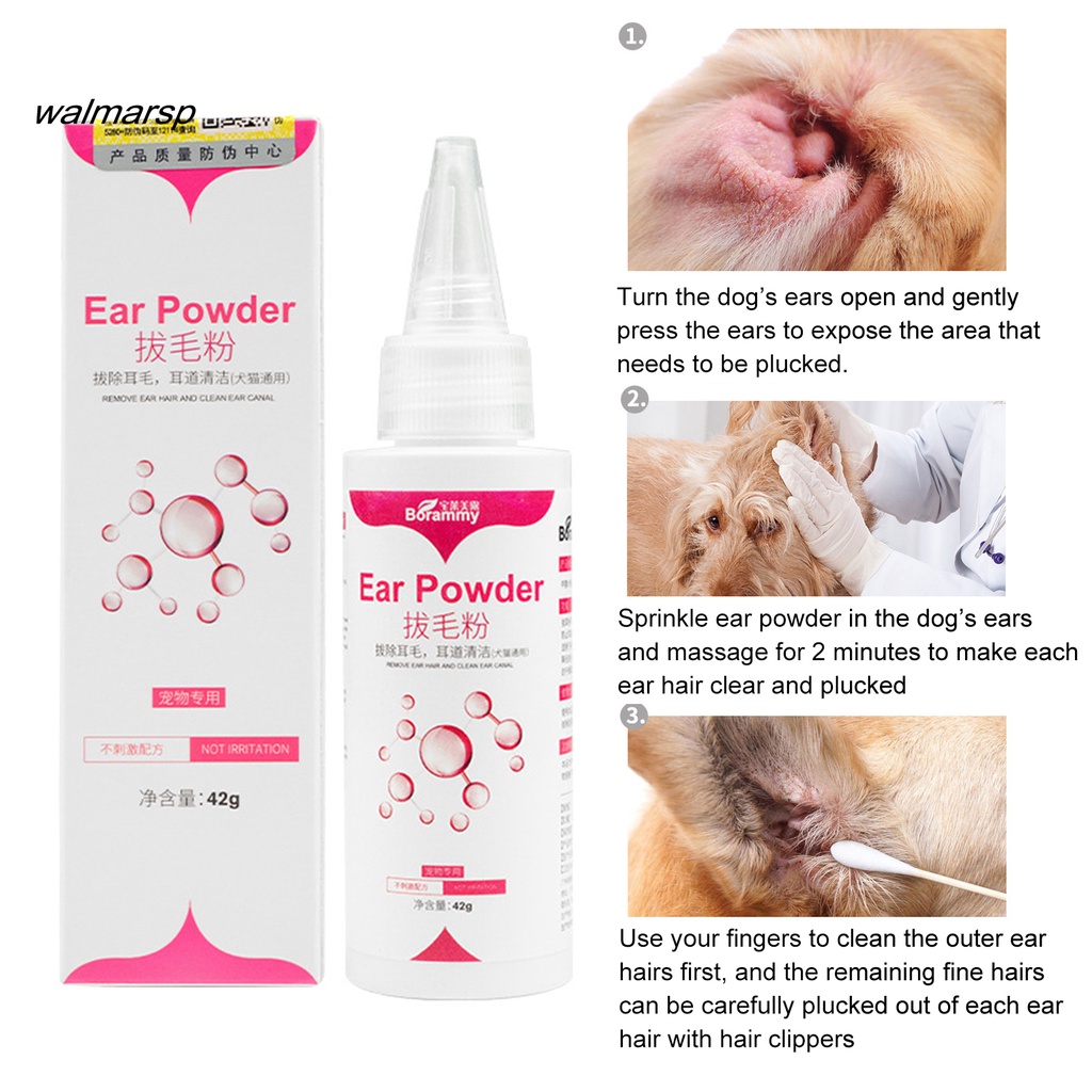 Bột làm sạch tai dễ sử dụng tiện lợi dành cho thú cưng