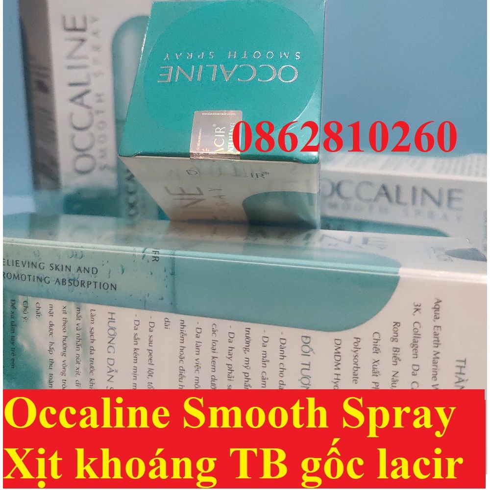 Xịt Khoáng Dưỡng Tế Bào Gốc Occaline Smooth Spray Drlacir,DR LACIR,chăm sóc da,tăng sinh collagen