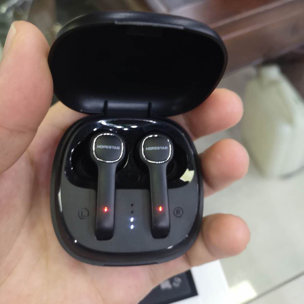 Tai nghe Bluetooth TWS Headset Hopestar S12 V5.0 kết nối từng tai riêng lẻ, âm thanh cực hay, pin dùng đến 4H