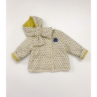 Áo khoác Elle BaBy khóa lệch hoa vàng kèm khăn K1H4K5