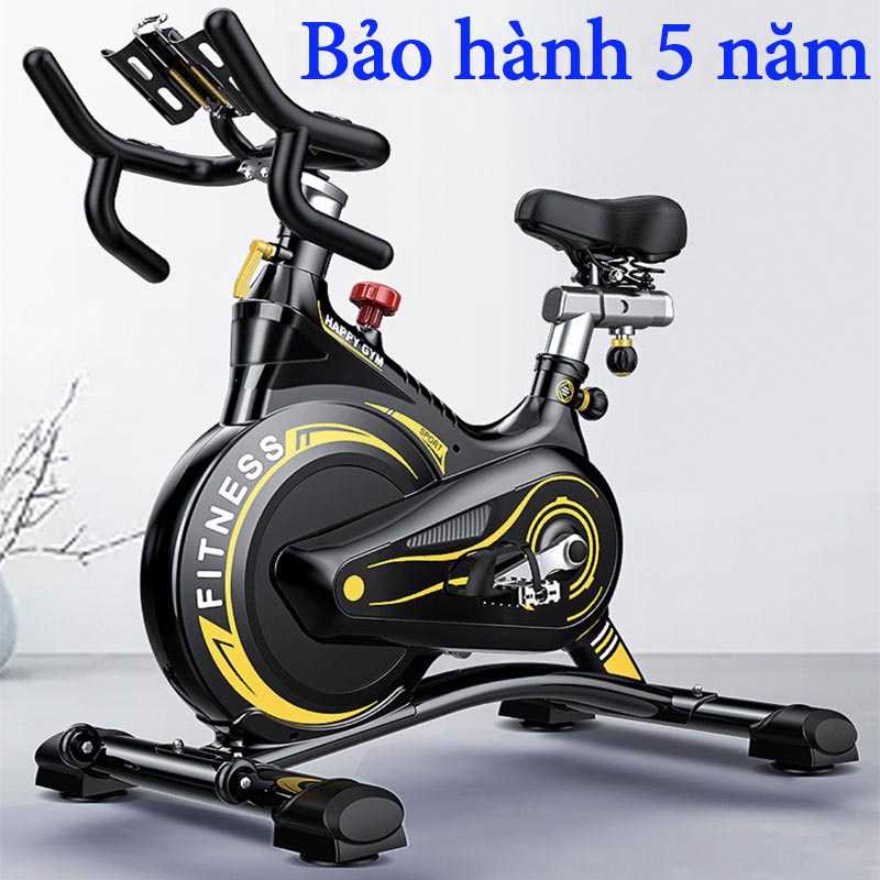 Xe đạp tập thể dục tại nhà , máy tập thể dục osaky Fitness, bánh đà kháng từ, kèm đồng hồ đo nhịp tim