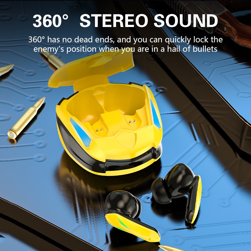 Tai nghe bluetooth 5.2 gaming không dây super bass chấtlượng nhet tai nhạc nhét tai không dây tai nghr dien thoai có mic, không dây chính hãng, caocấp chup tai TWS true wireless headset