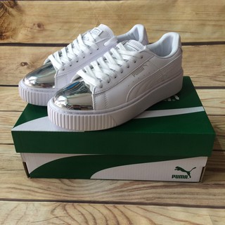 [FULLBOX] Giày thể thao PUMA SUEDE PLATFORM mũi BẠC