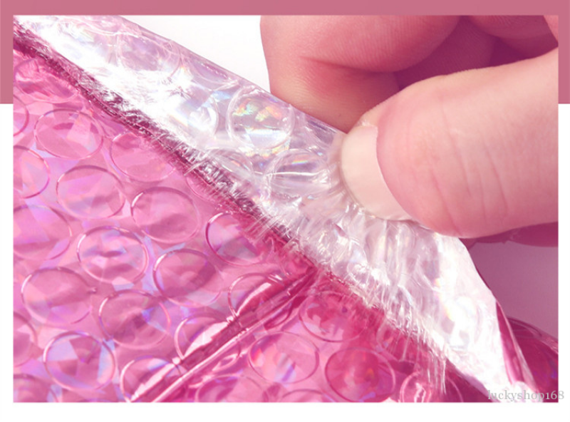 5 Túi bong bóng phim laser, túi gói hàng chống sốc