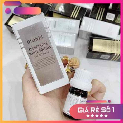 Nước hoa vùng kín Dionel Secret Love 5ml Hàn Quốc 2 màu trắng & Đen