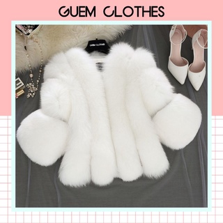  Áo khoác lông mịn hàng Quảng Châu cao cấp 3 màu thời trang - GUEM Clothes 