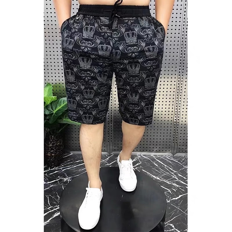 Quần Short Nam Hoạ Tiết Trẻ Trung#Short Thun Co Giãn 4 Chiều