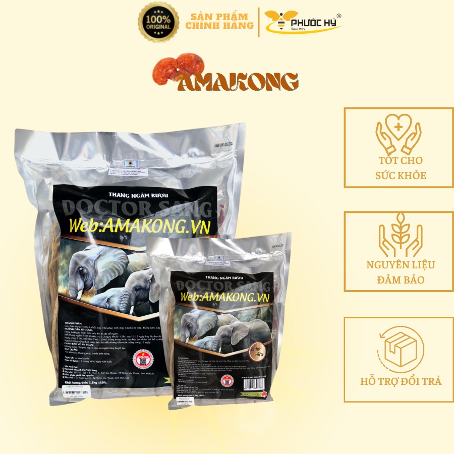 AMAKONG Đặc sản Tây Nguyên DR Sang tem truy xuất nguồn gốc, mã vạch